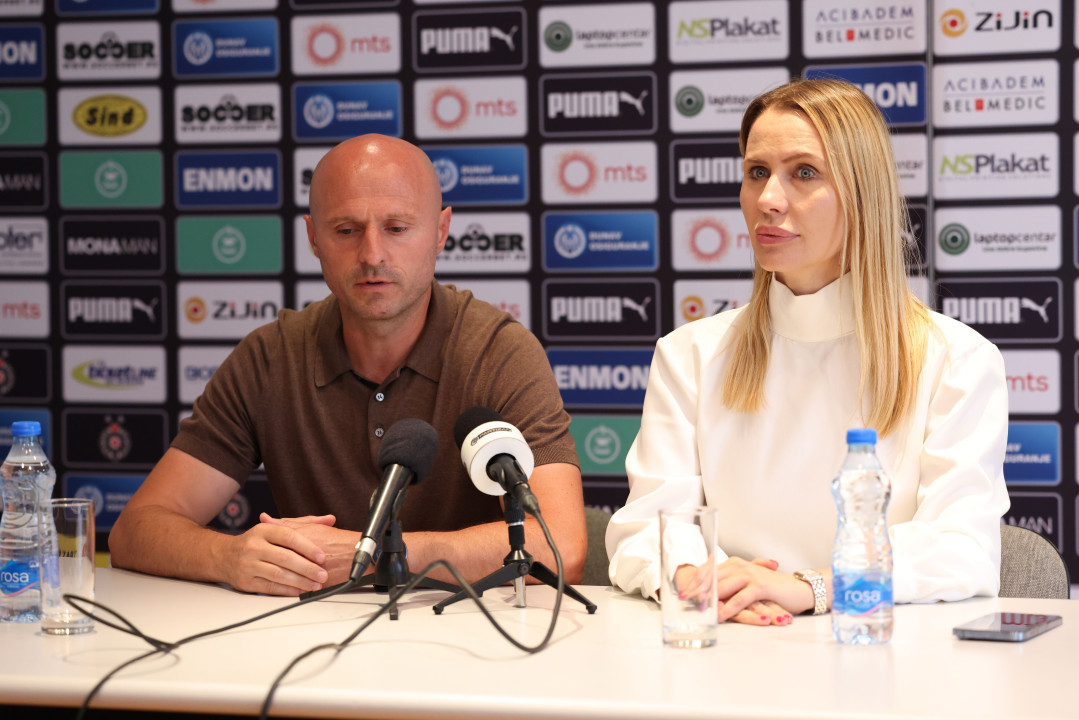 Konferencija za medije posle 8.kola SLS Železničar Pančevo-Partizan 