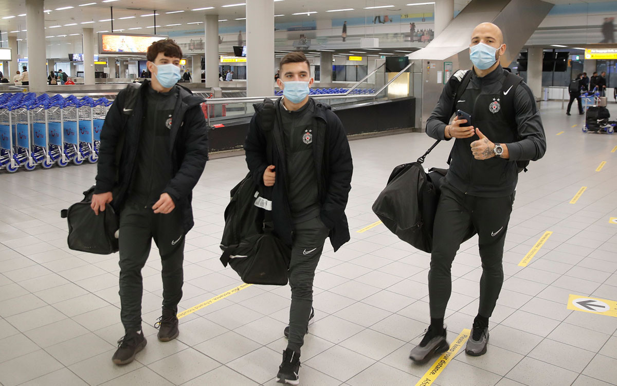 Partizan doputovao u Roterdam, na revanš meč 1/8 finala UEFA Lige konferenciјe