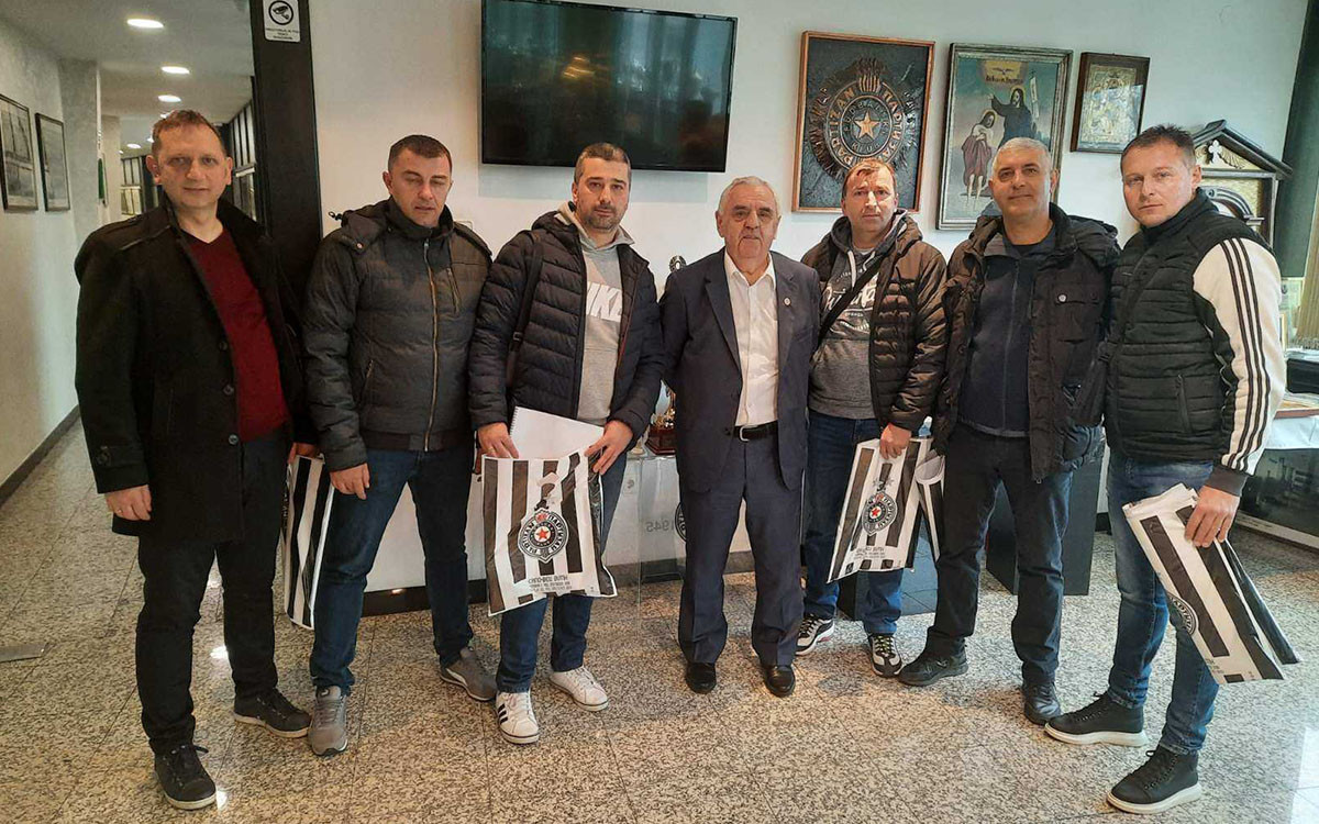Delegaciјa OFK Bambi Soko posetila FK Partizan
