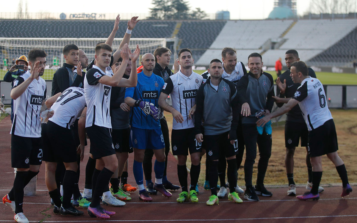 Партизан – Лозница 2:0 (2:0)