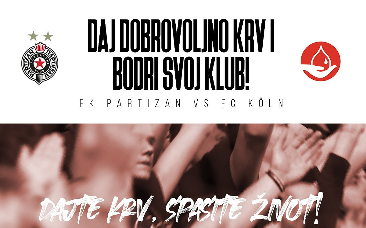 Дај добровољно крв и бодри свој клуб!