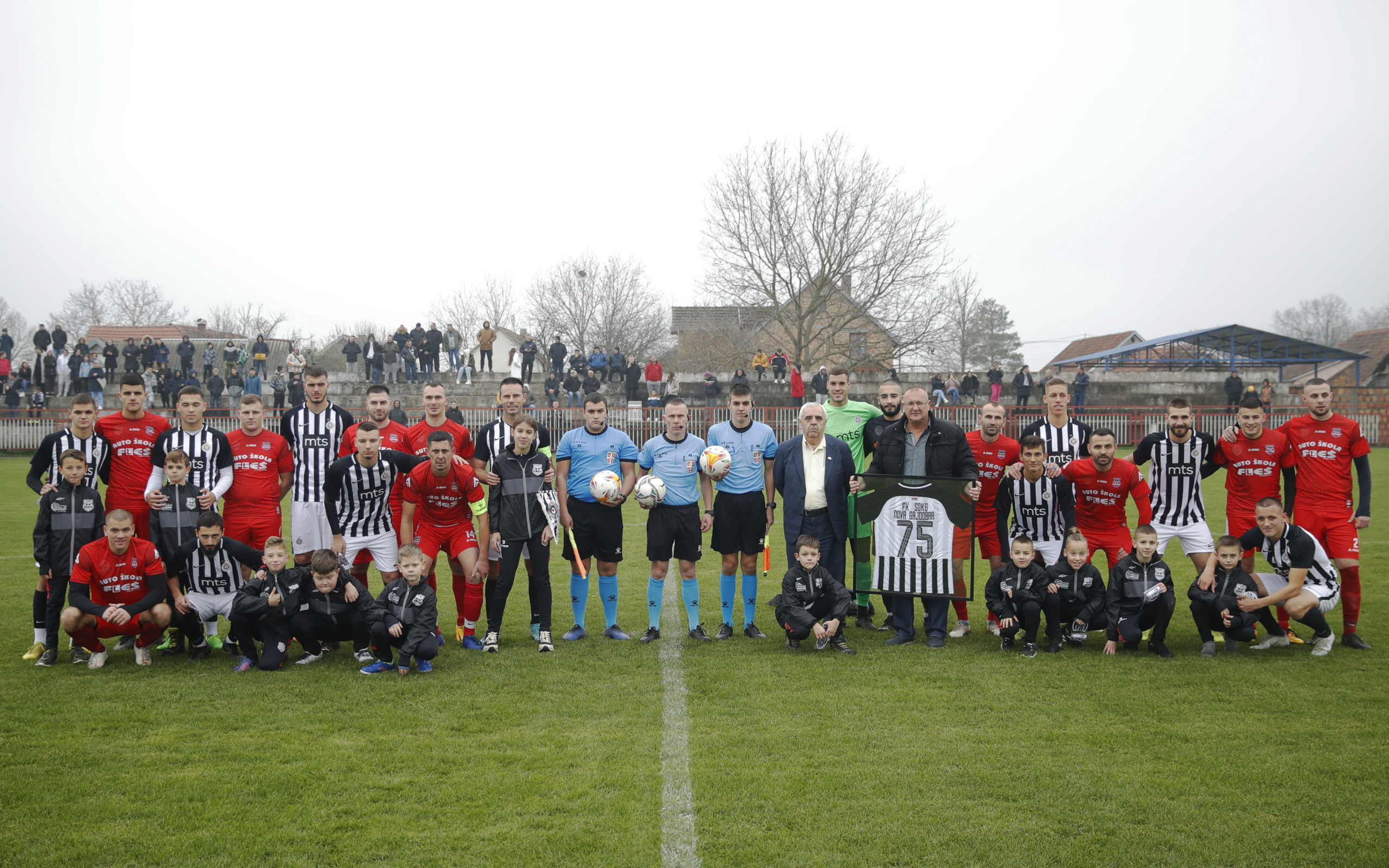 Partizan uveličao 75. rođendan FK Soko iz Nove Gaјdobre