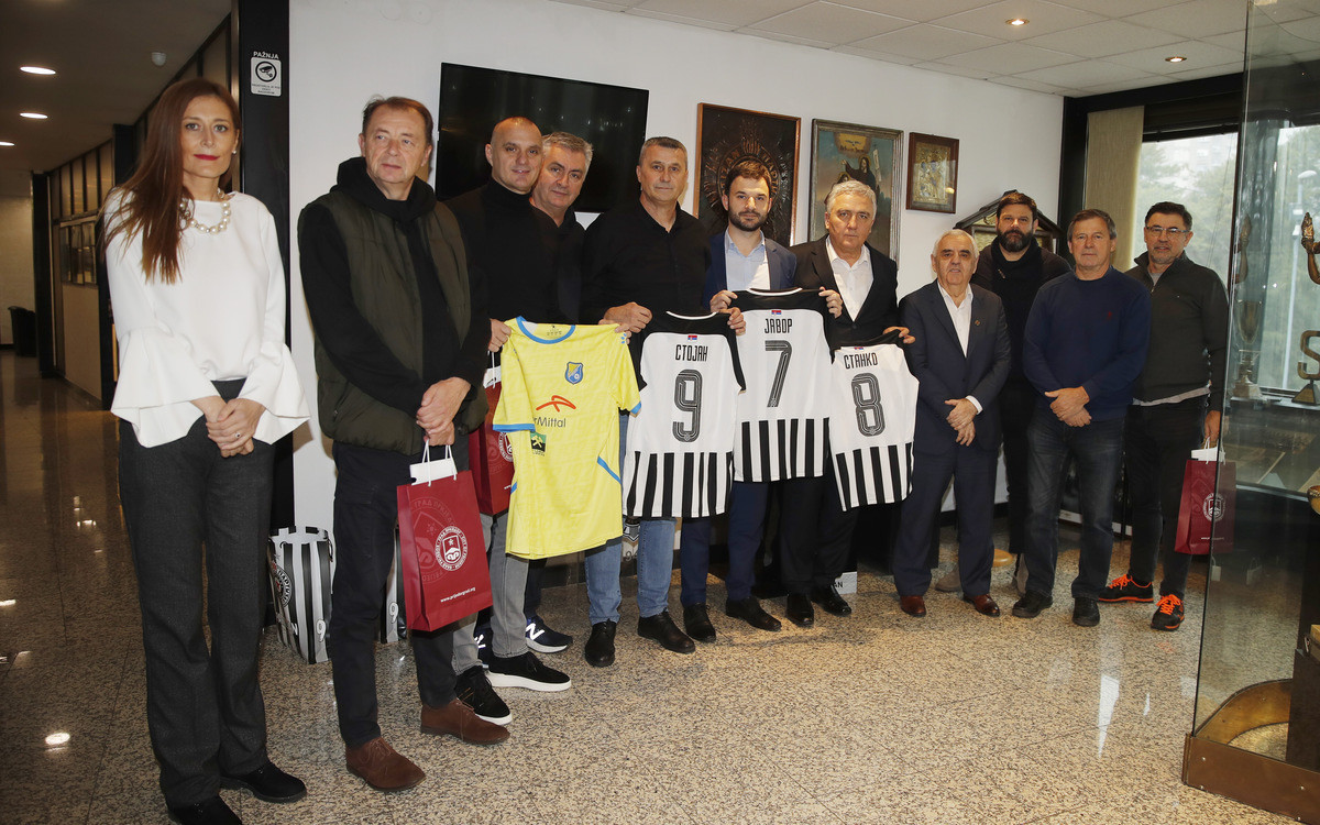 FK Partizan ugostio јe delegaciјu grada Priјedora!
