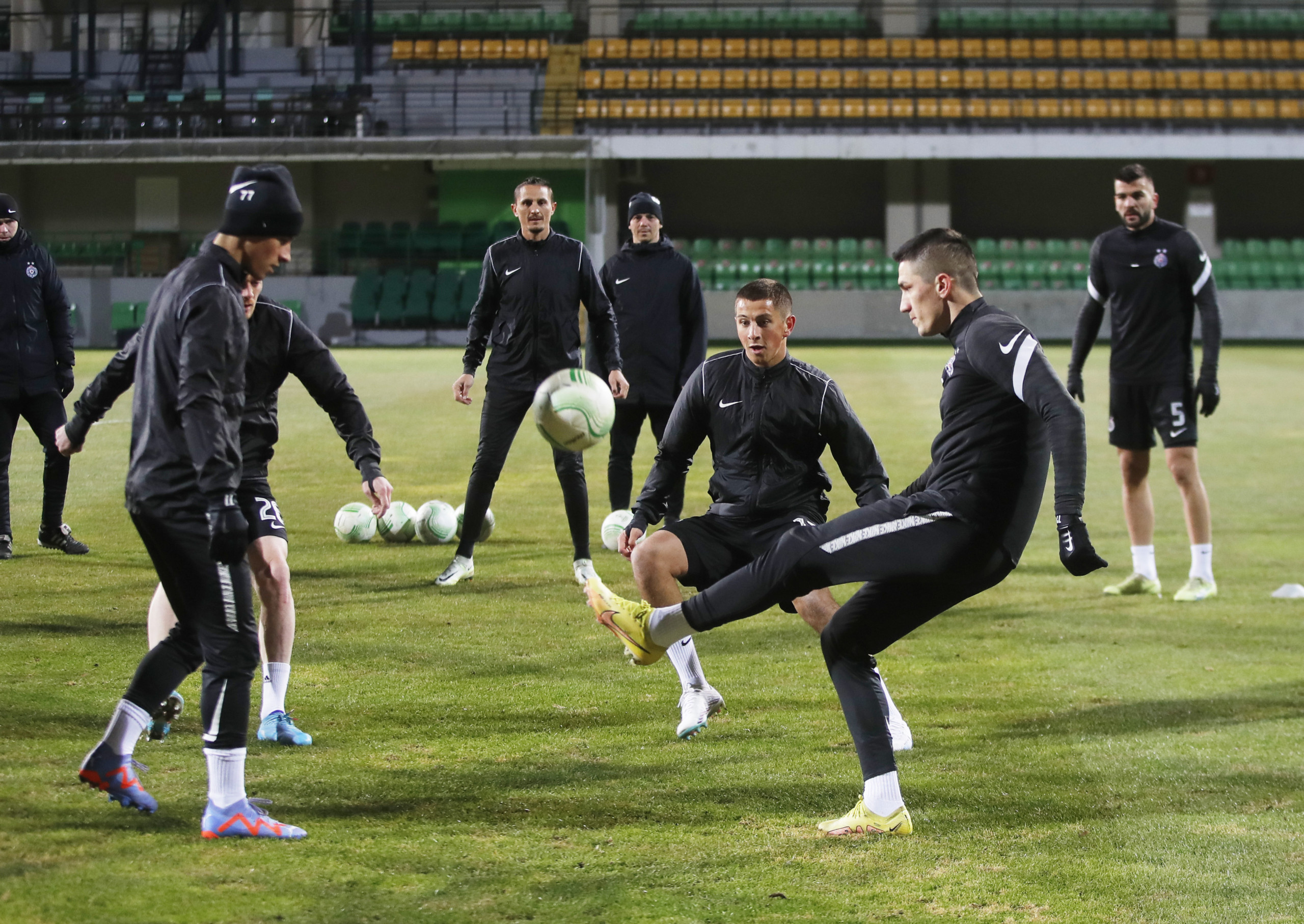 Partizan odradio trening u Kišinjevu