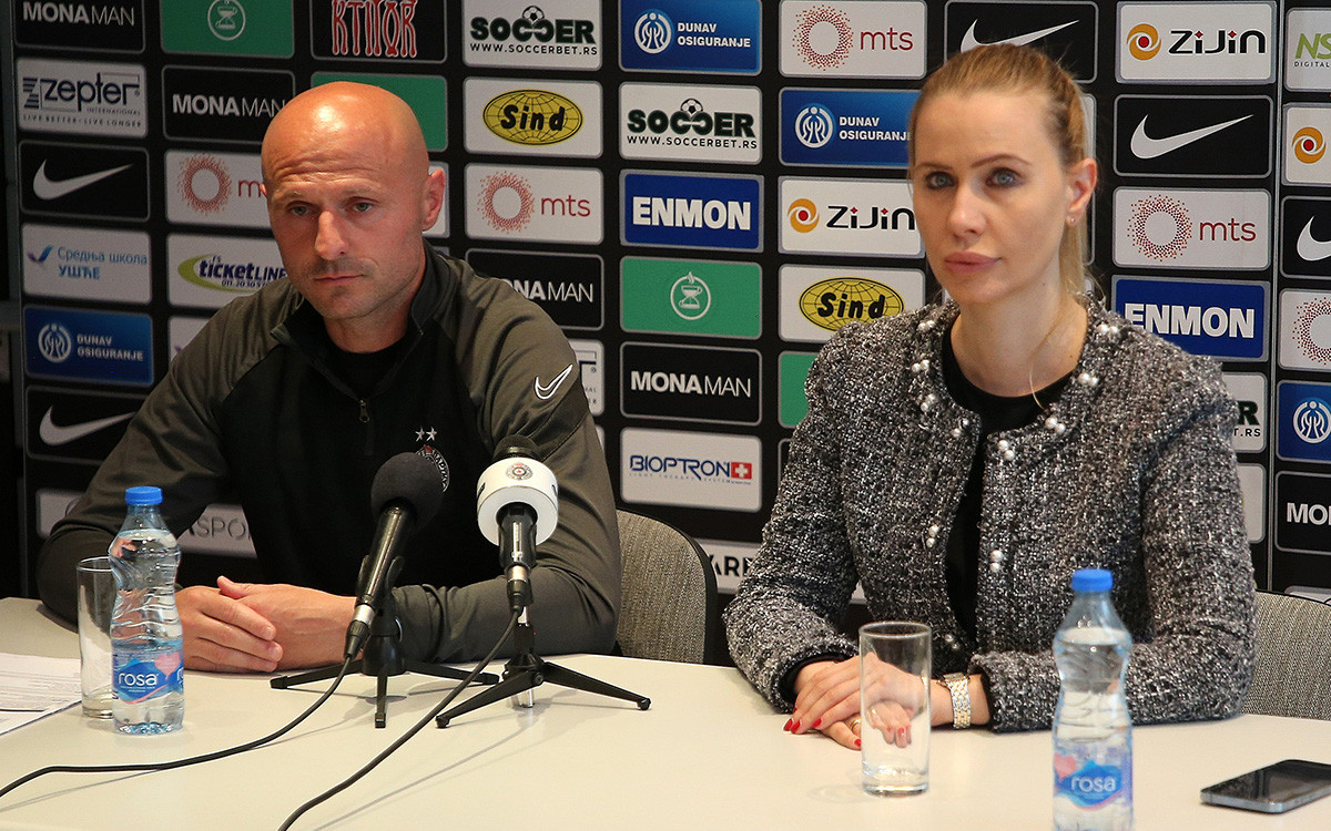 Konferenciјa za mediјe pred 4. kolo pleј ofa Mocart bet SLS FK Partizan – FK Novi Pazar