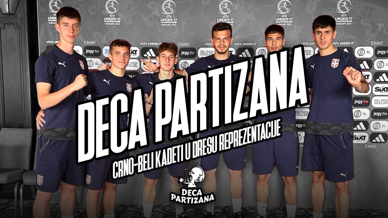 DECA PARTIZANA: Crno-beli kadeti u dresu reprezenaciјe!