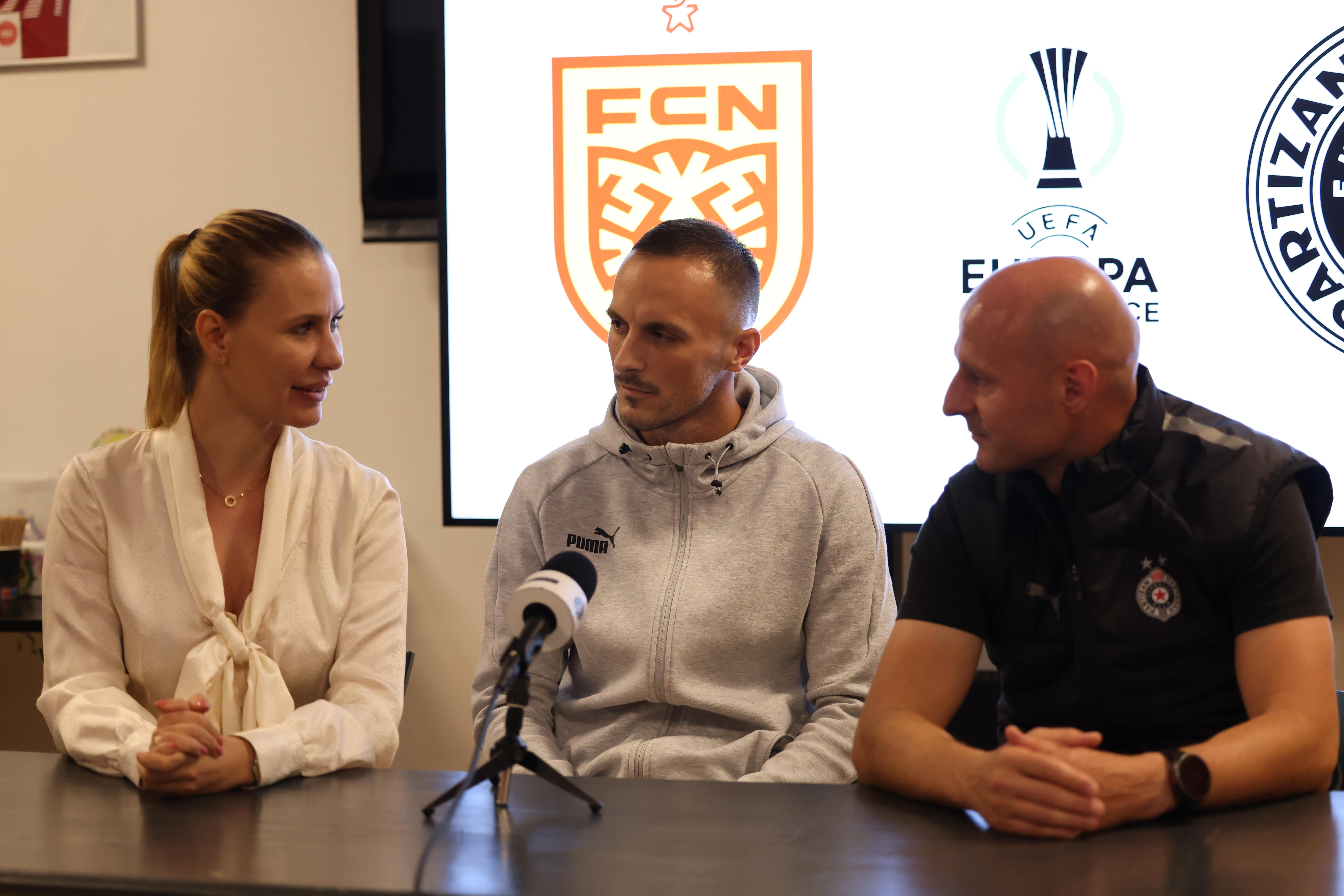 Konferencija za medije pred utakmicu FK Nordsjeland - FK Partizan