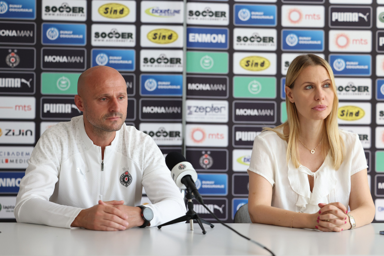Konferencija za medije pred utakmicu 5.kola Mozzart Bet SLS FK Partizan - Javor Matis
