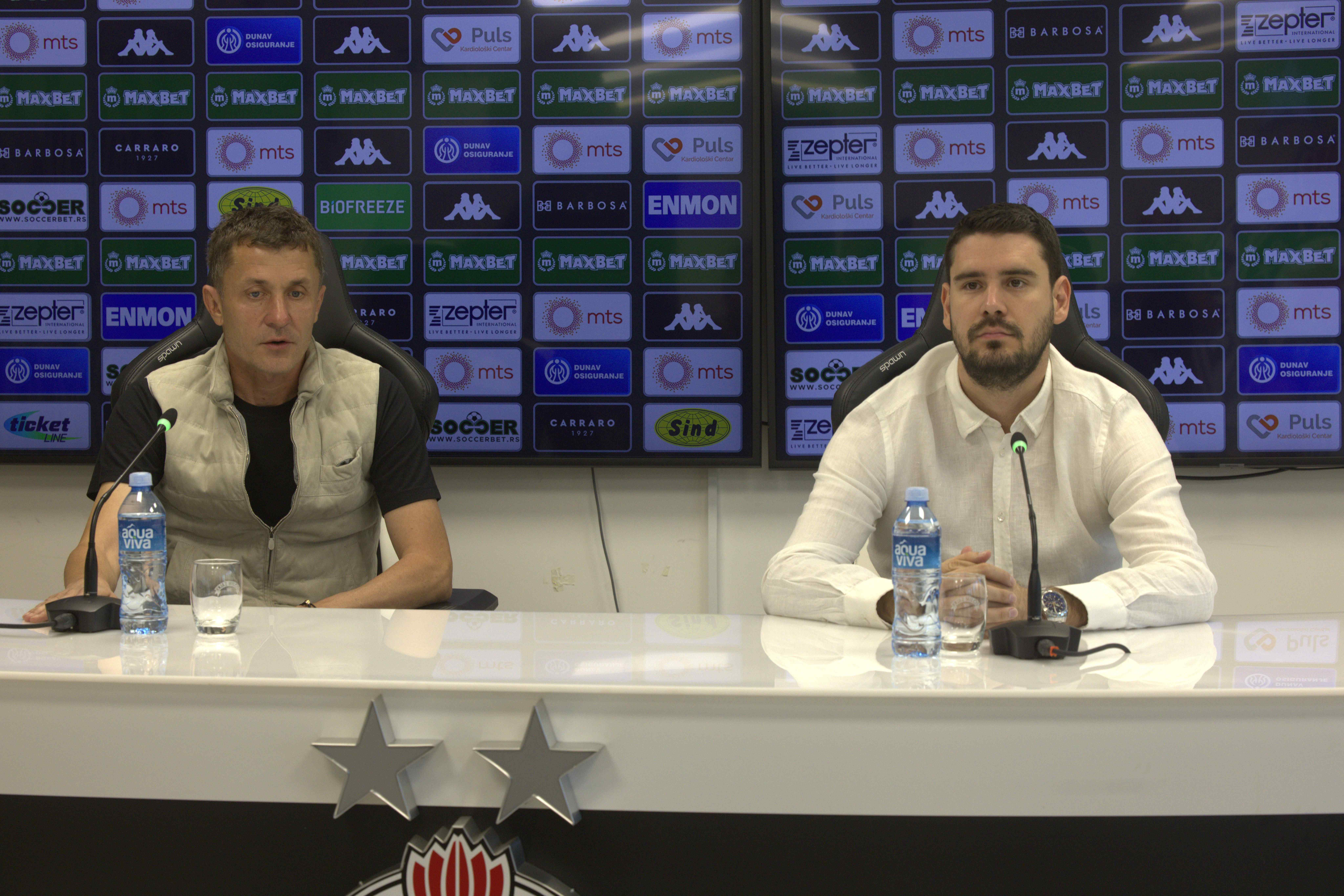 Konferencija za medije pred utakmicu 9. kola Mozzart Bet SLS FK Partizan - FK Vojvodina