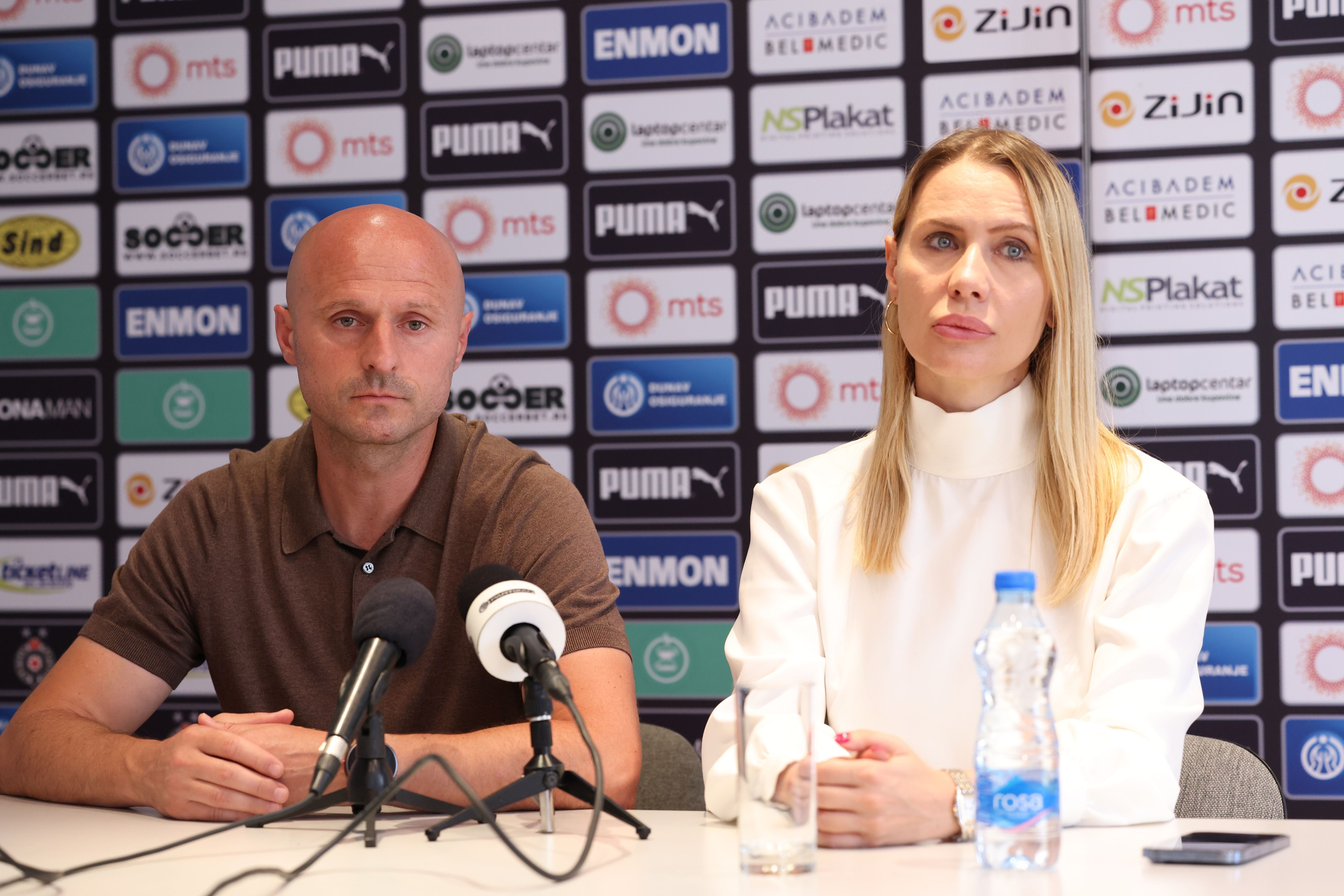 Konferencija za medije posle 8.kola SLS Železničar Pančevo-Partizan 