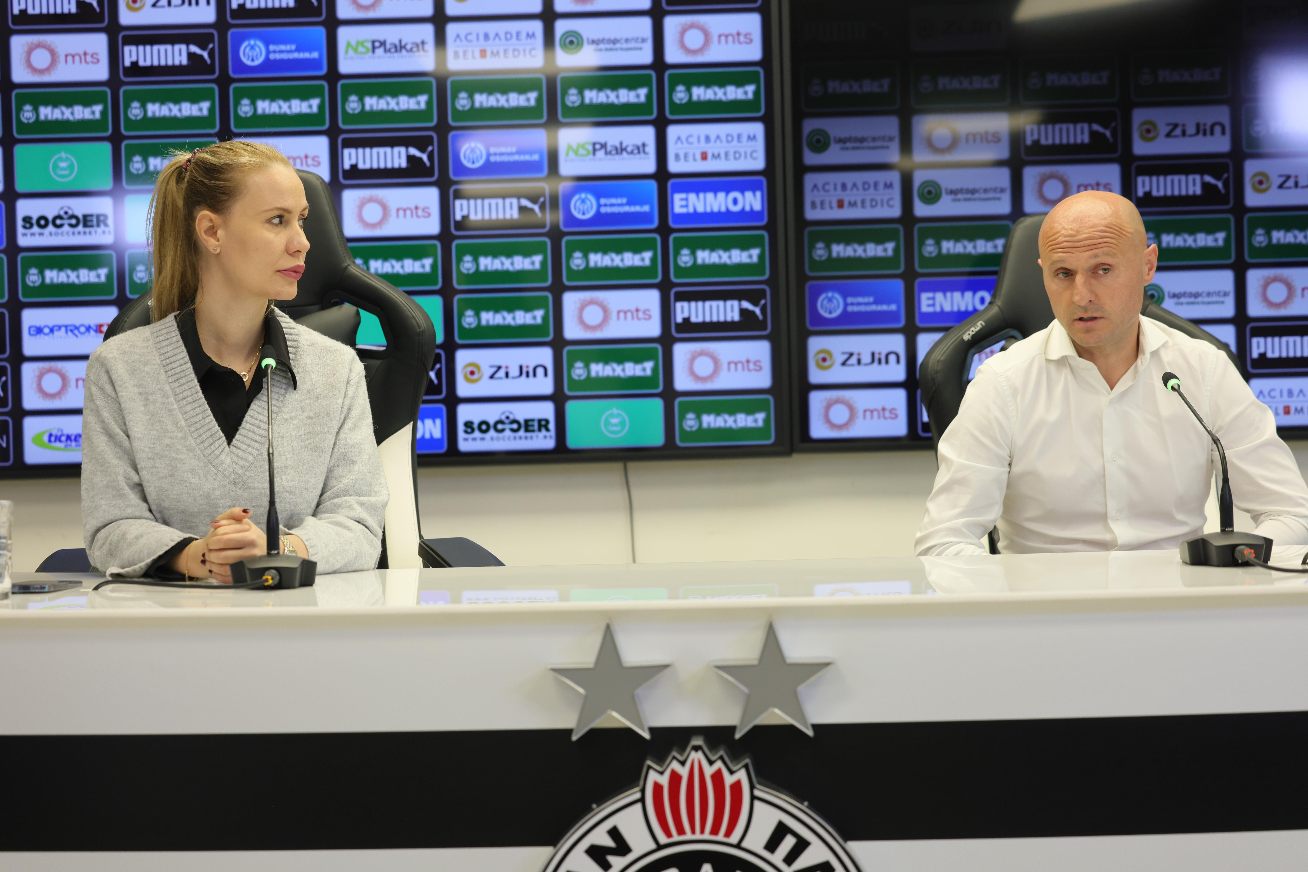 Konferencija za medije pred utakmicu 20. kola Mozzart Bet SLS FK Javor Matis - FK Partizan