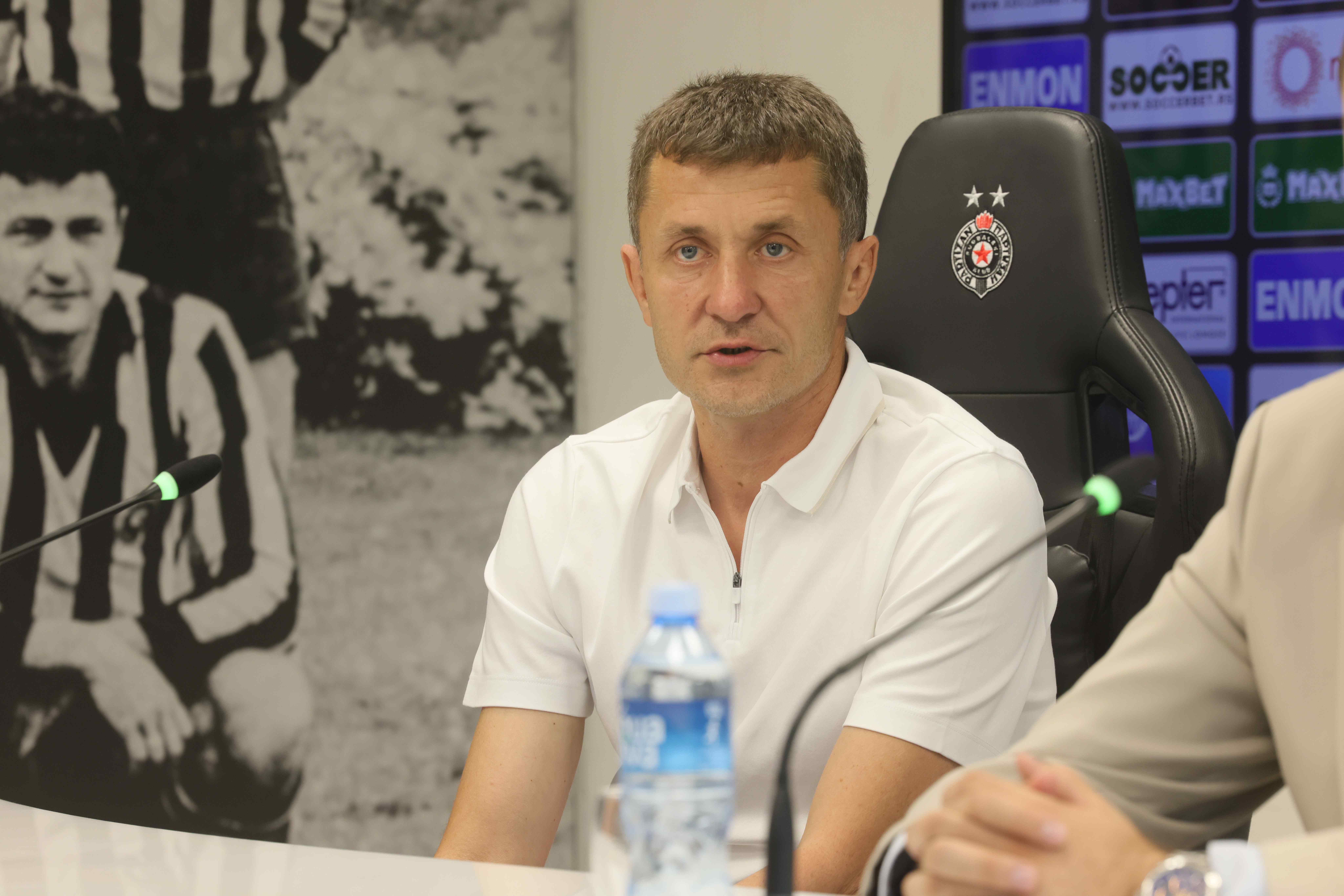 Konferencija za medije pred utakmicu 5. kola Mozzart Bet SLS FK Partizan - FK Radnički 1923