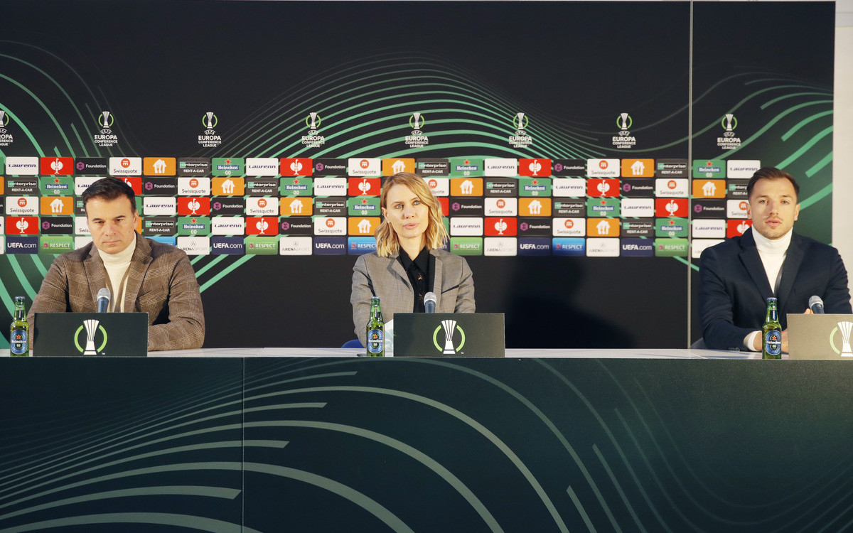 Konferenciјa za mediјe pred utakmicu 1/8 finala Lige Konferenciјa FK Partizan – FK Feјenord