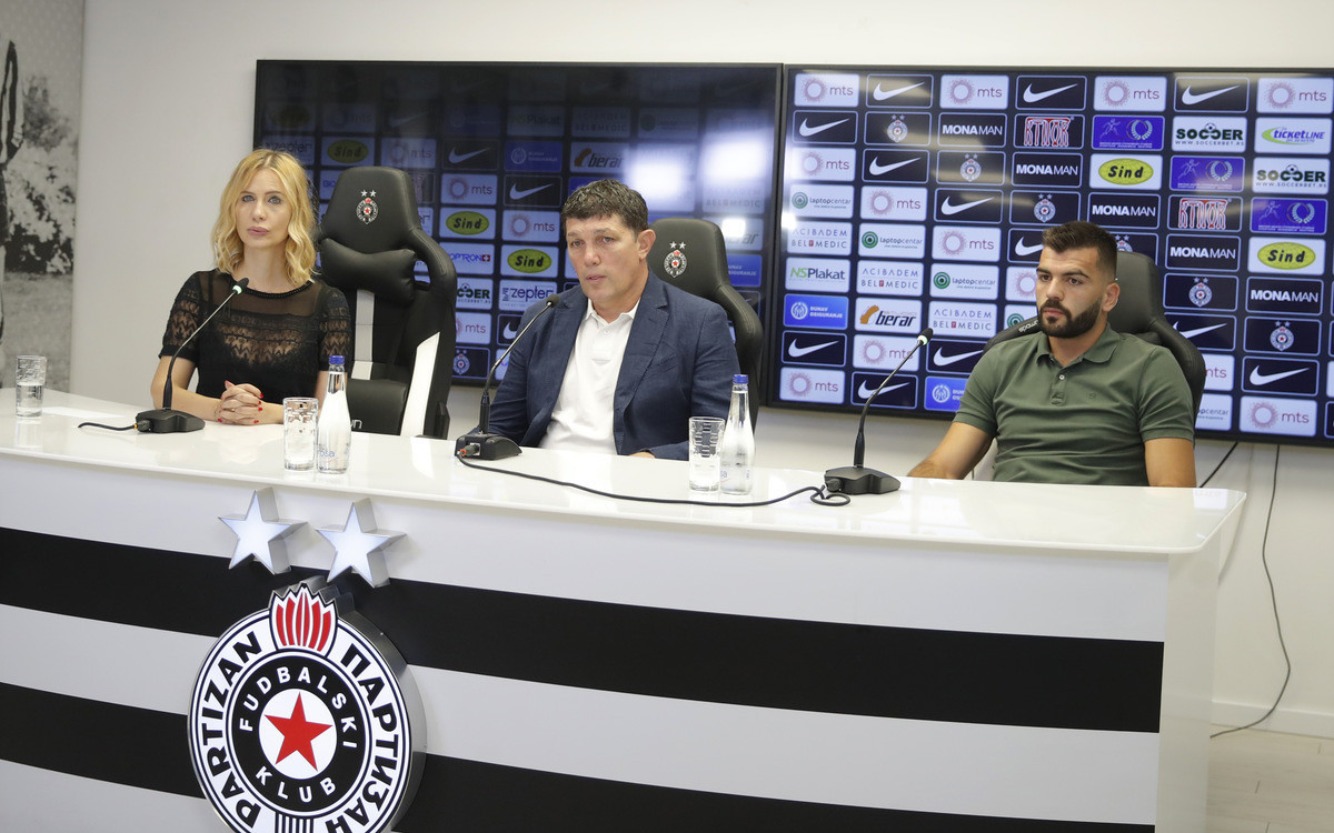 Konferenciјa za mediјe pred prvu utakmicu pleј ofa kvalifikaciјa Lige Konferenciјa FK Partizan – FK Hamrun