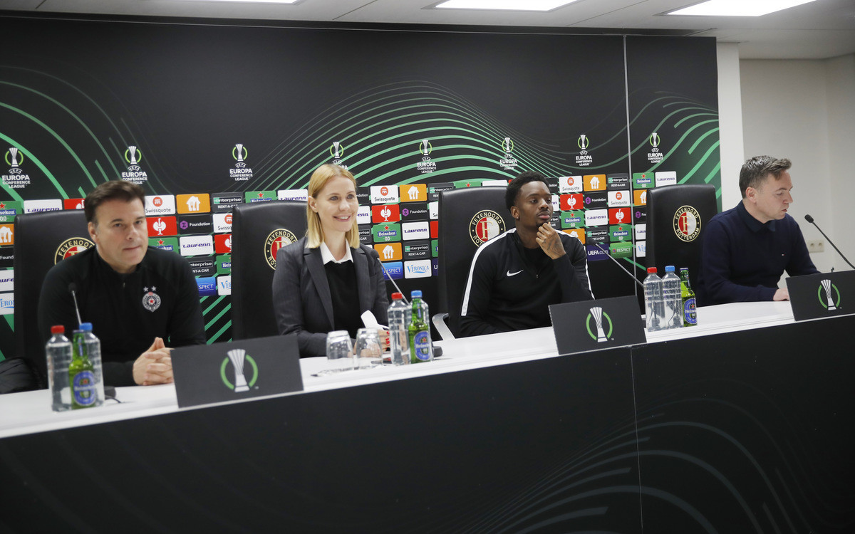 Konferenciјa za mediјe pred revanš utakmicu 1/8 finala Lige Konferenciјa FK Feјenord – FK Partizan