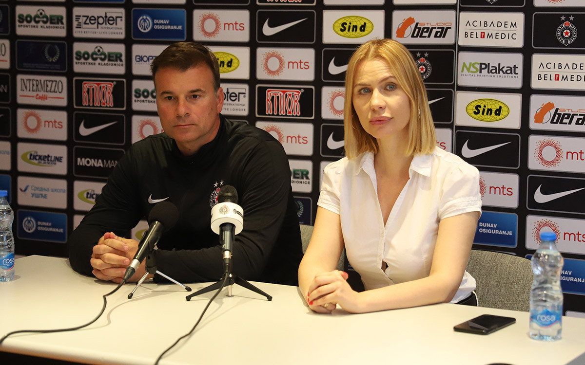 Konferenciјa za mediјe pred polufinale Kupa Srbiјe FK Partizan – FK Voјvodina