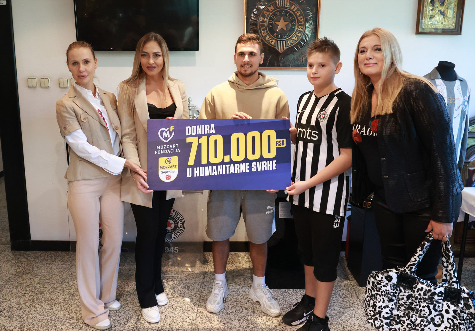Belić uz Mozzart fondaciju za pomoć malom Sergeju