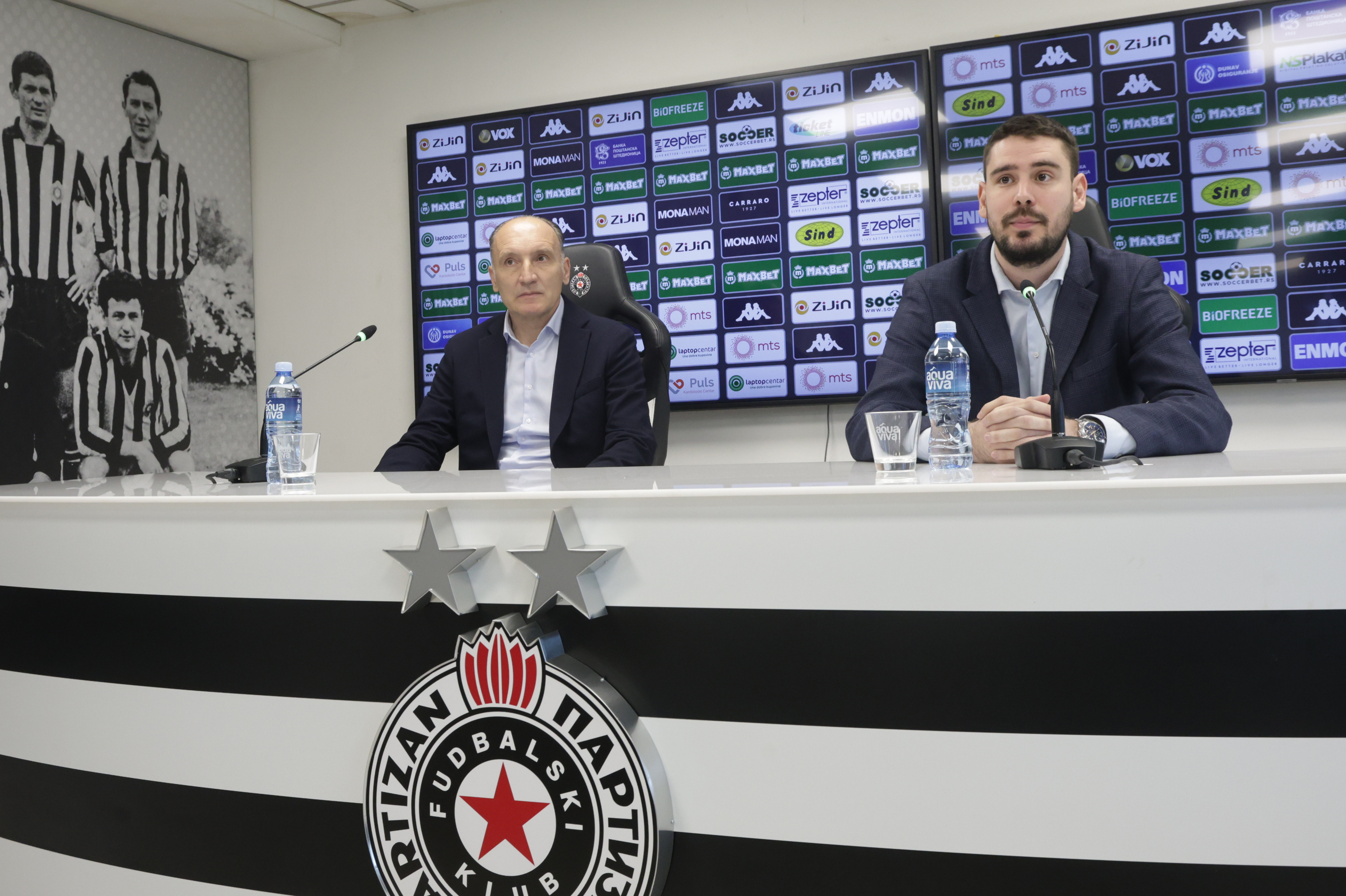 Konferencija za medije pred utakmicu 25. kola Mozzart Bet SLS FK Partizan - OFK Beograd