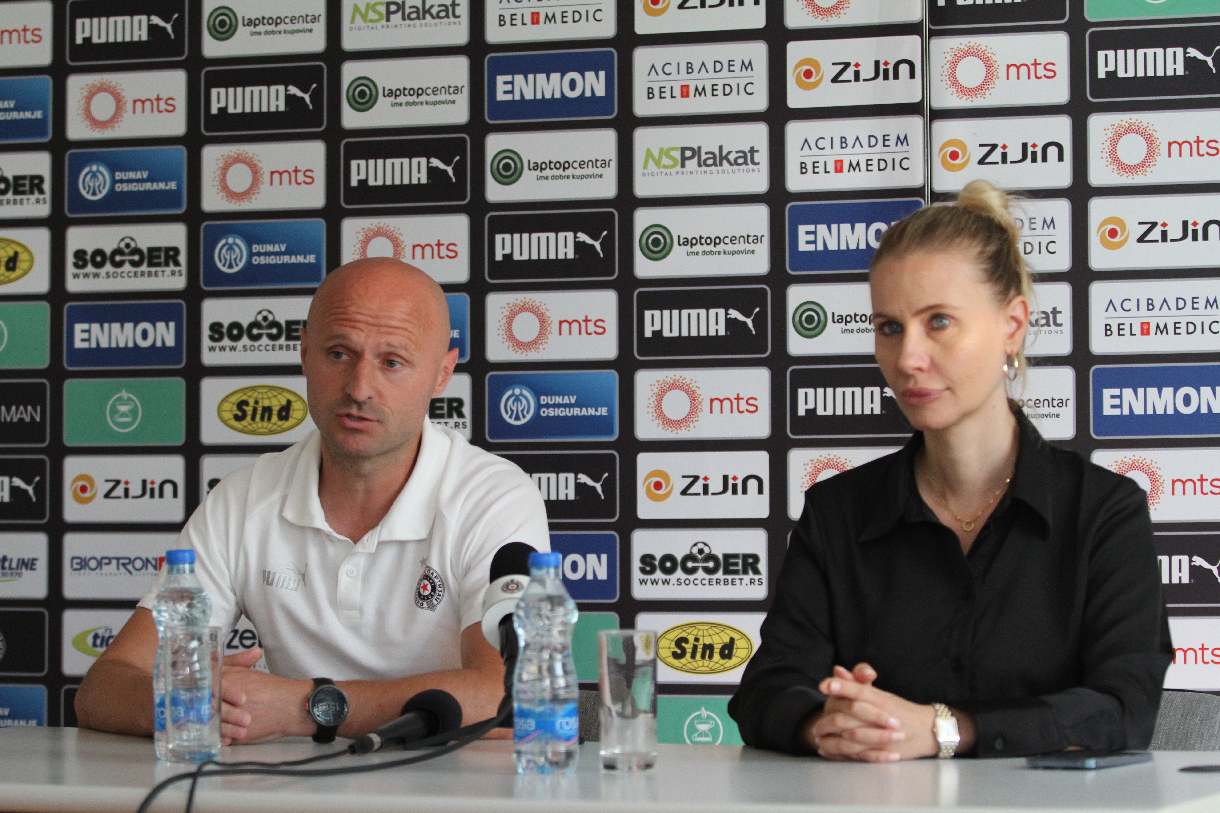Konferencija za medije pred utakmicu 10. kola Mozzart Bet SLS FK Napredak - FK Partizan