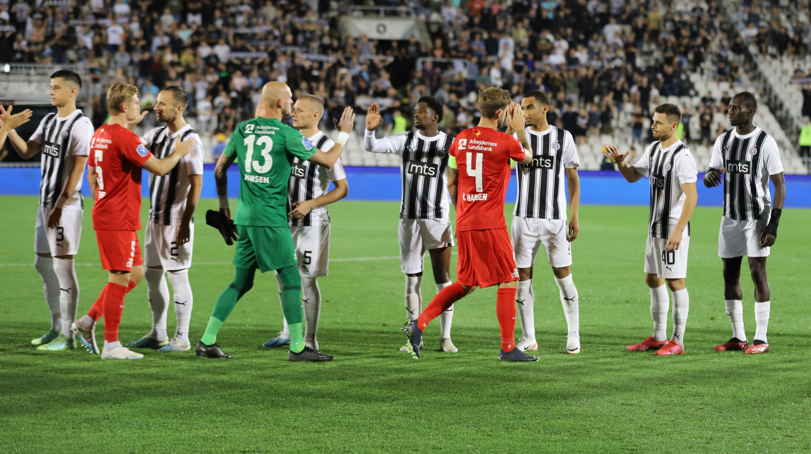 Foto izveštaj: Partizan - Nordsjeland - Sandić foto