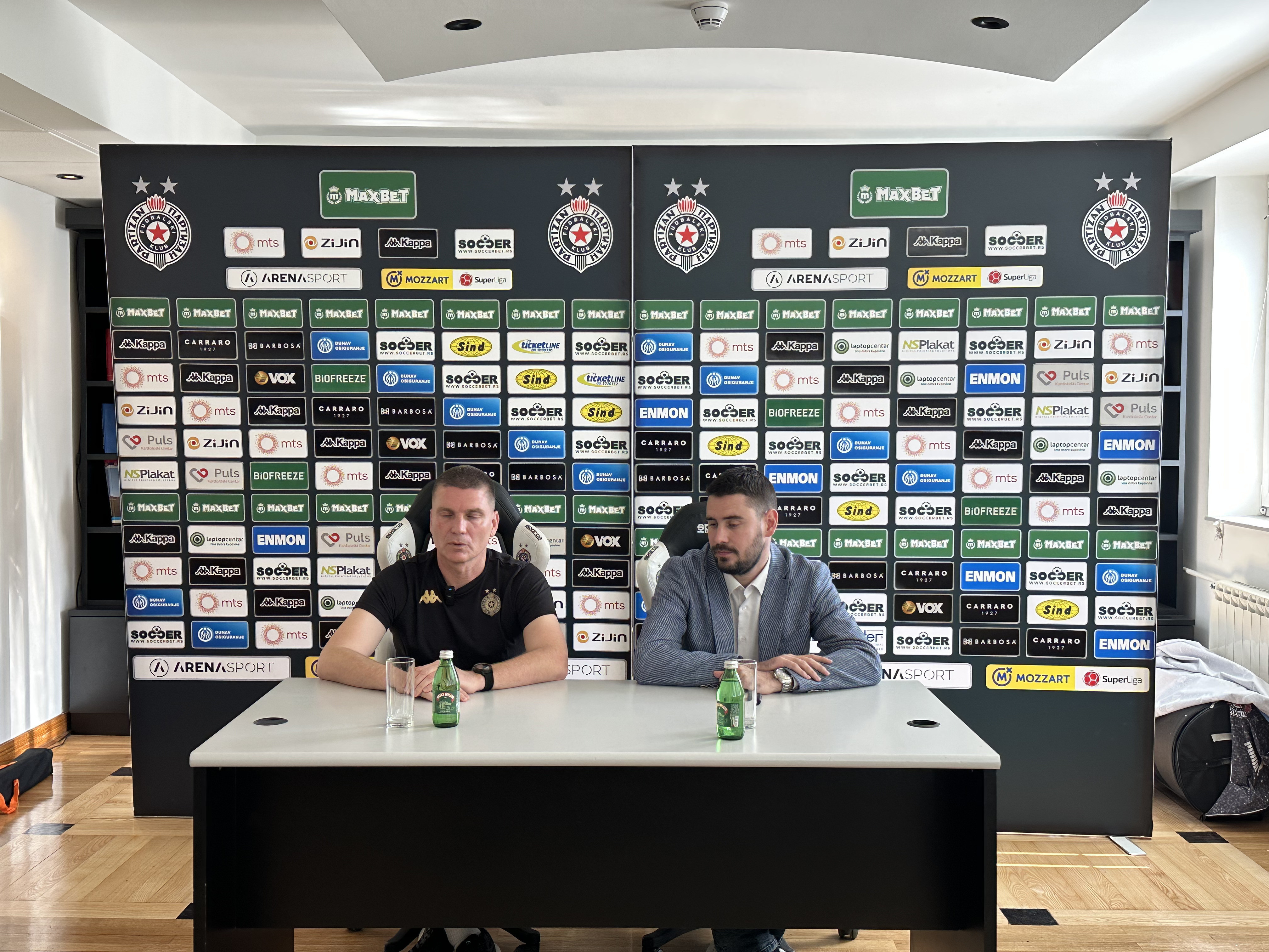 Konferencija za medije pred utakmicu 29. kola Mozzart Bet SLS FK Partizan - FK Čukarički