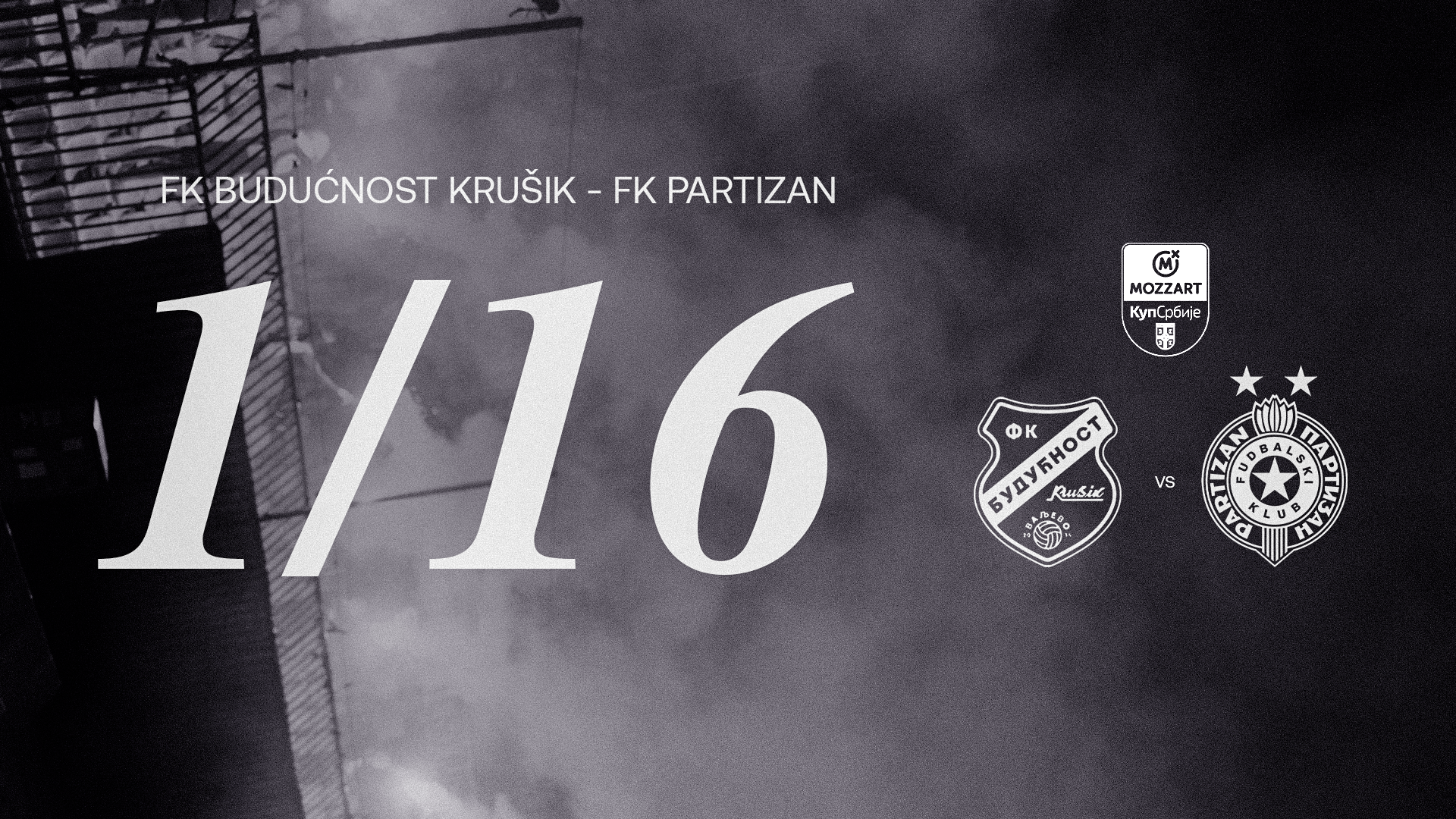 Partizan protiv Budućnosti Krušik u 1/16 finala Kupa Srbije
