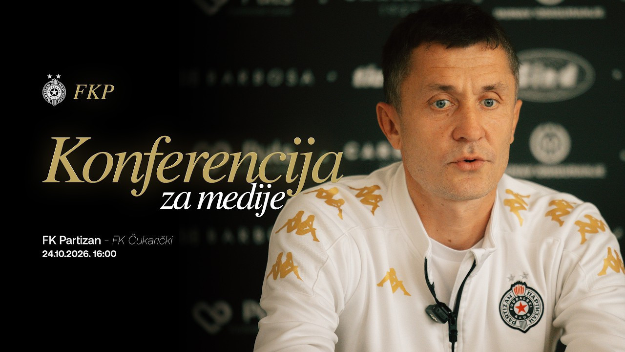 Konferencija za medije pred utakmicu 13. kola Mozzarrt Bet SLS FK Partizan- FK Čukarički