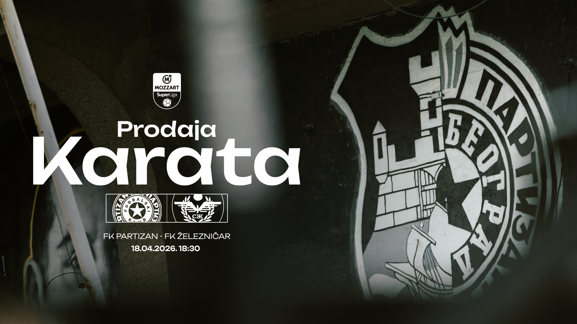 Počela prodaja ulaznica za meč Partizan - Železničar