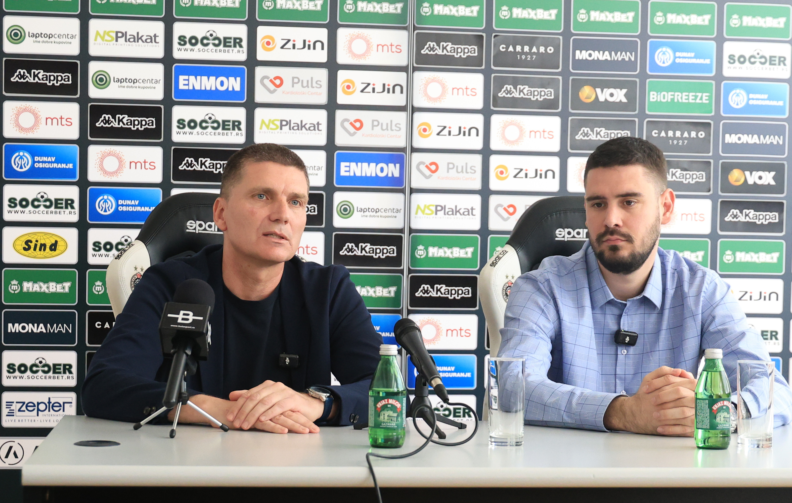 Konferencija za medije pred utakmicu 27. kola Mozzart Bet SLS FK Partizan - FK TSC