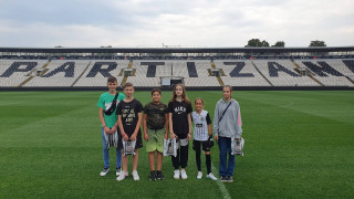 Mališanima iz Rudice ispunjena želja, posetili su stadion Partizana