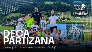 Deca Partizana: Selekcija 2013 do trofeja na turniru u Austriji!