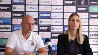 Konferencija za medije pred utakmicu 6. kola Mozzart Bet SLS FK IMT - FK Partizan