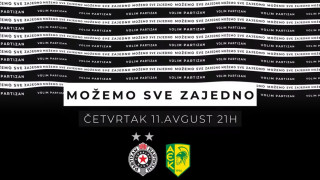 „Za borbu, za crno-belu zastavu, za Partizan!“