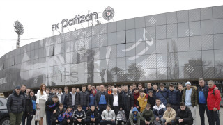 Gosti iz Severne Makedoniјe u poseti FK Partizan