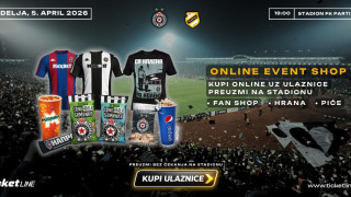 Premium ponuda za sve navijače – potpuni ugođaj na mečevima Partizana uz opciju Event Shop