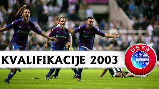 Put Partizana do Lige Šampiona 2003/04