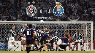 FK Partizan - FK Porto 1:1 (15.9. 2003)