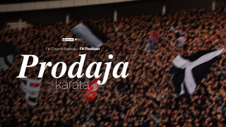 PRODAJA ULAZNICA ZA 180. VEČITI DERBI ZA NAVIJAČE PARTIZANA OD PETKA, 4. SEPTEMBRA