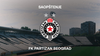 SAOPŠTENJE FK PARTIZAN