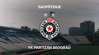 SAOPŠTENJE FK PARTIZAN
