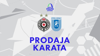 Prodaja ulaznica za utakmicu UEFA Lige mladih FK Partizan - FC Craiova