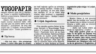 Branko Zebec, trener gvozdene ruke